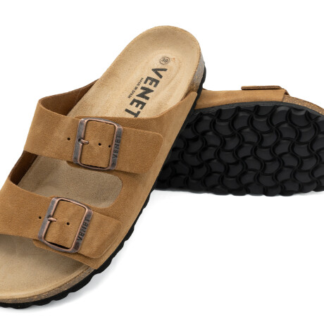 SANDALIAS VENET - CUERO PARIS TOSTADO