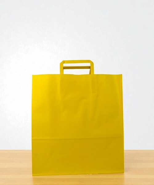 Bolsa lisa acuario 30x12x32 cm AMARILLO