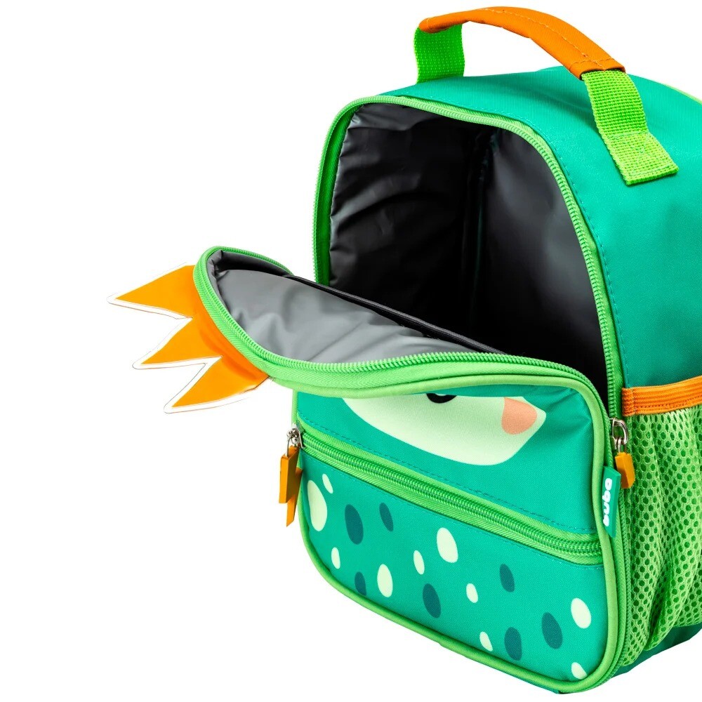 Mochila lunchera termica BUBAZOO BUBA Dino verde