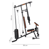 Gimnasio Multifunción Athletic 400M Negro