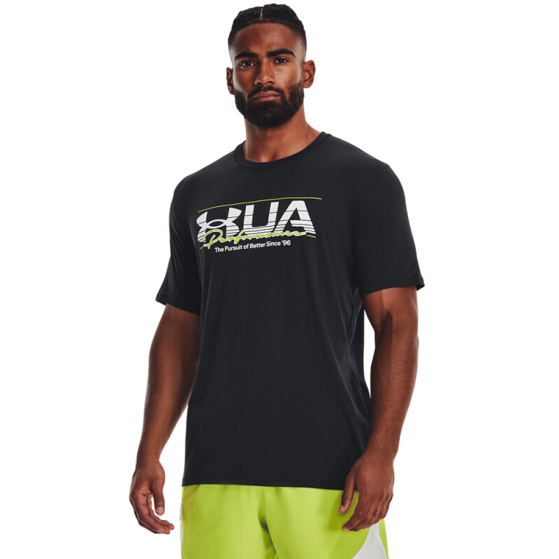 UA VINTAGE BRANDED SCRIPT SS-BLK BLK-001