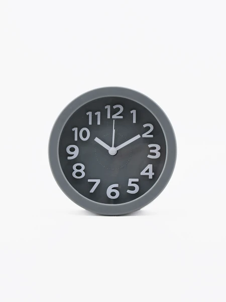 RELOJ DECO GRIS