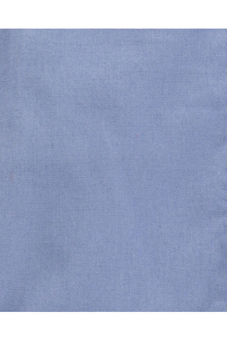 Enterito corto de algodón, azul Sin color