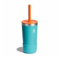Kids 12 Oz Tumbler With Straw And Boot Seaspray
