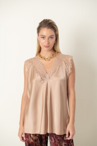 BLUSA AMMOLITA Camel