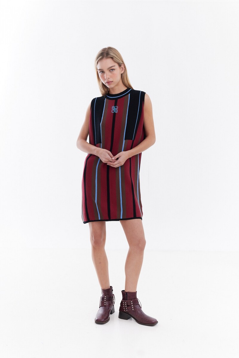 Vestido Sync - Marrón 