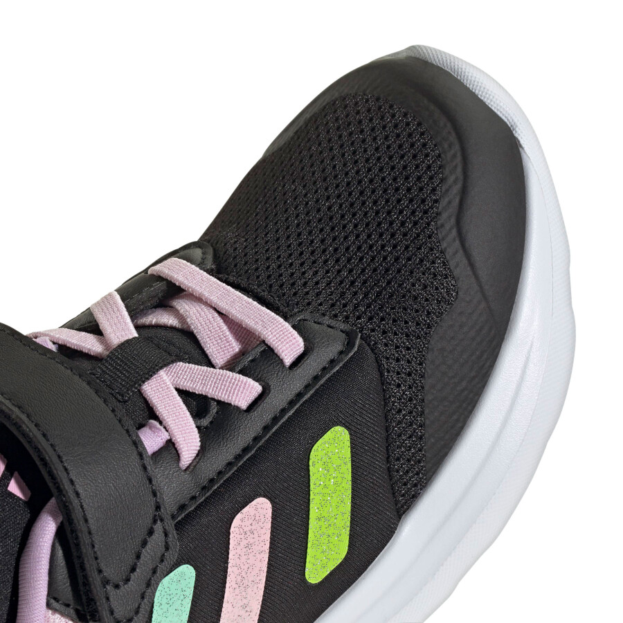Championes Infantiles Adidas Tensaur Run 2.0 JRS Negro - Rosado - Verde Menta