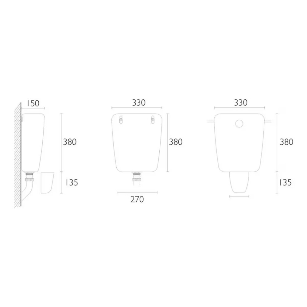 Cisterna ecológica con palanca Inplast Cisterna Ecológica Con Palanca Inplast