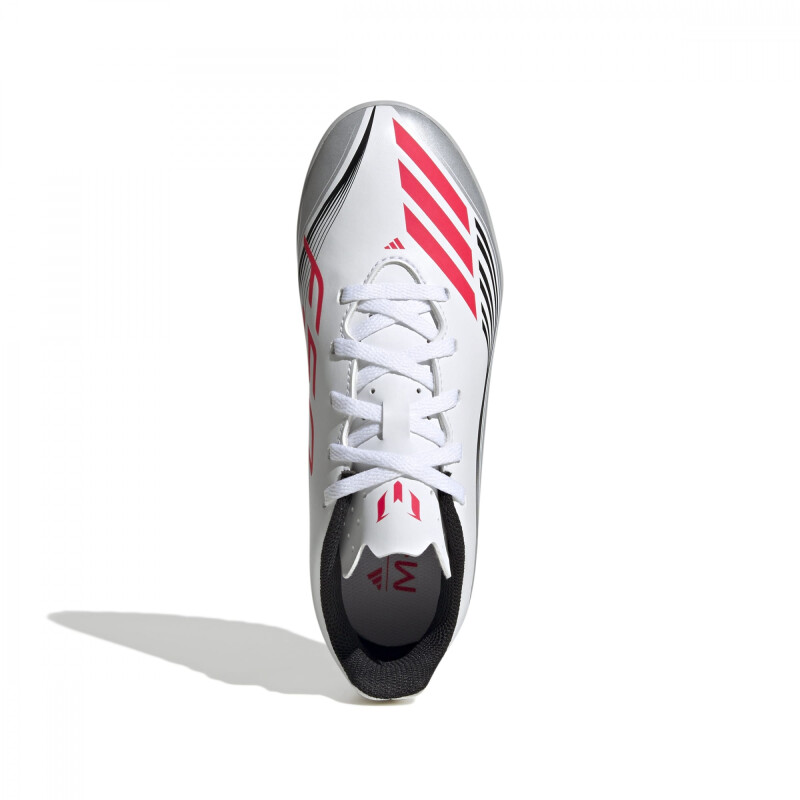 Futbol Cancha JR(FG) - Adidas - ADIDAS CALZADO F50 MESSI TF J de Niños - JP7453 Blanco-rosado