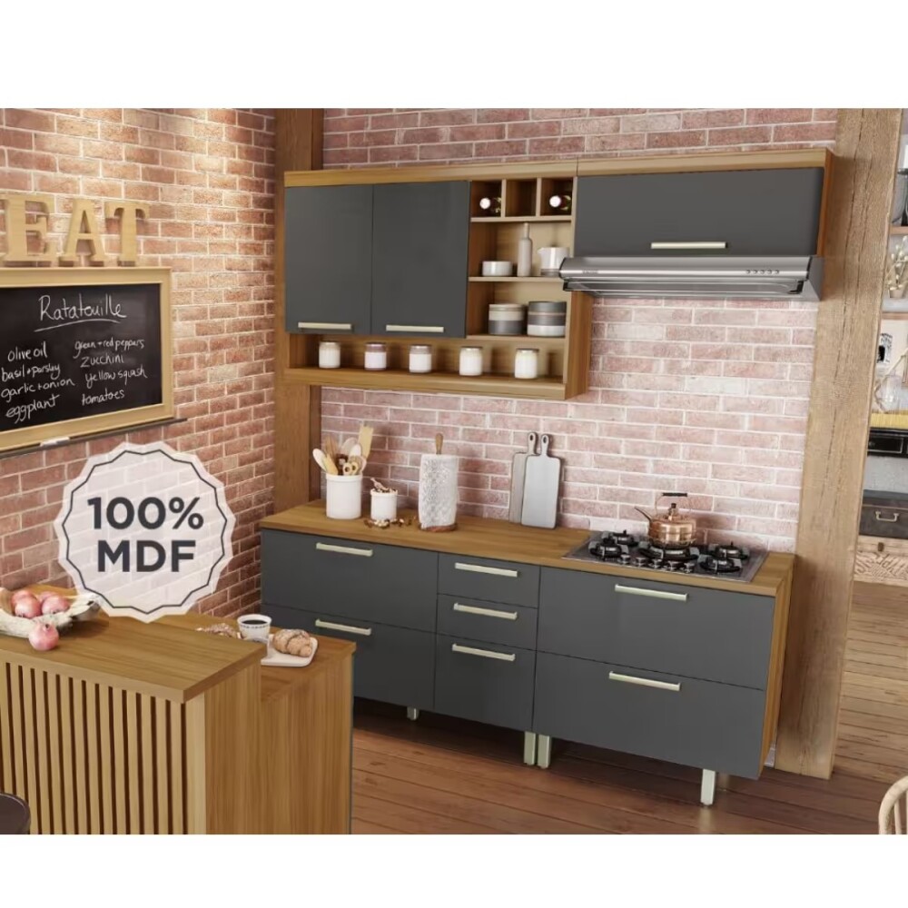 Aéreo Burguesa 120 Gris 2 Puertas y bodega Aéreo Burguesa 120 Gris 2 Puertas Y Bodega