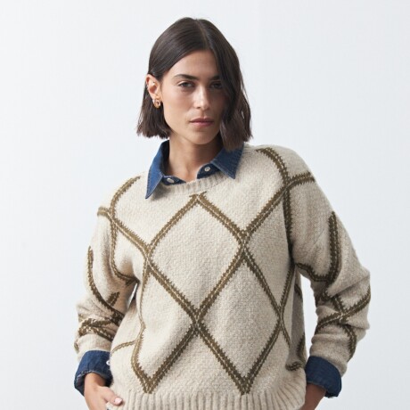 SWEATER LITAS Beige Melange