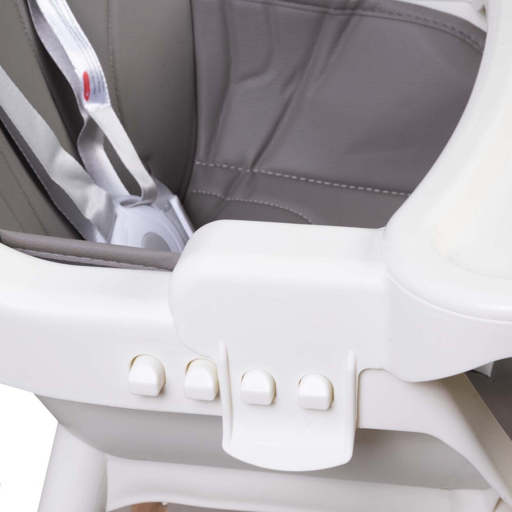 SILLA PARA COMER KIDS PLASTICO GRIS B811