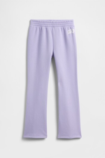 Pantalón Deportivo Logo Bootcut Niña Orchid