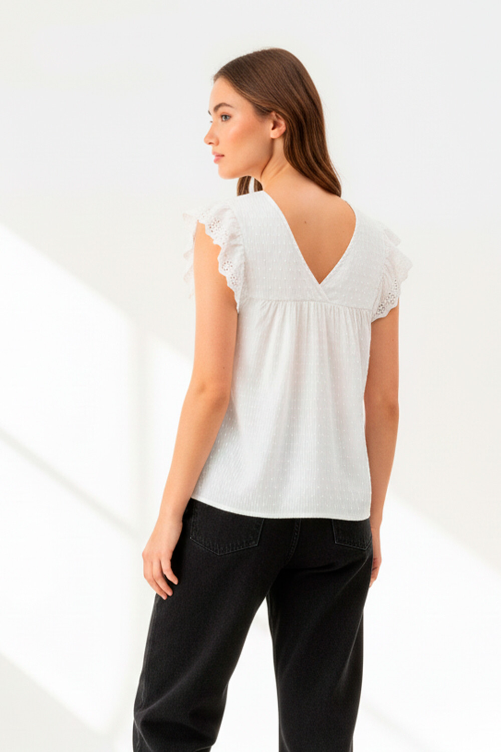 Blusa Pilos Blanco