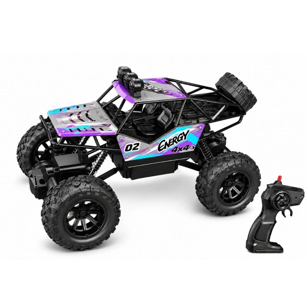 Auto Rc Rock Explorer Moka - Grafiti Lila 