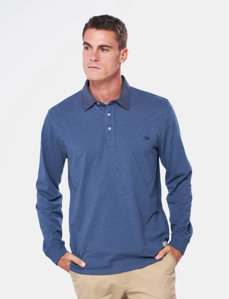 REMERA POLO LISA Piedra
