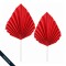 Topper Abanico de Papel Rojo