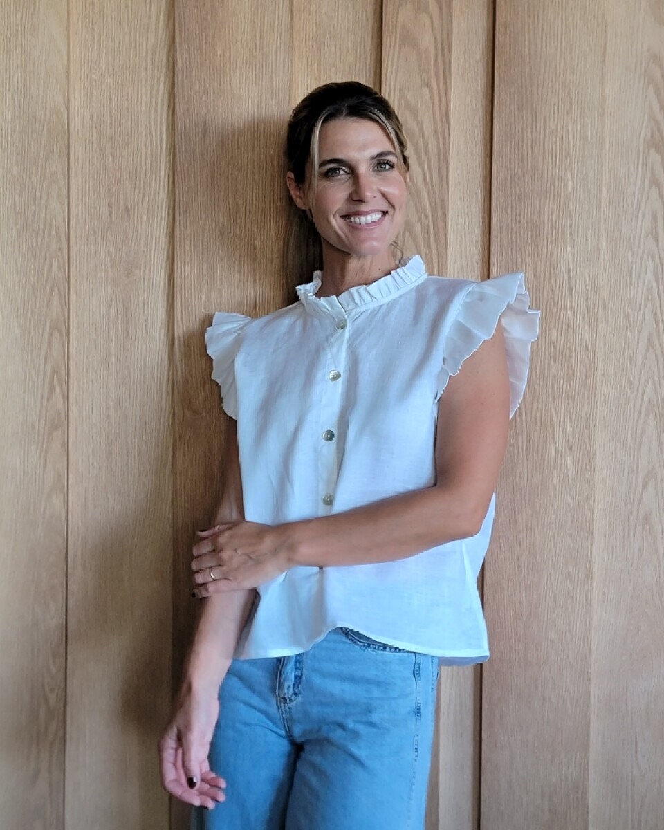 Musculosa Mojito - Puro Lino Blanco 