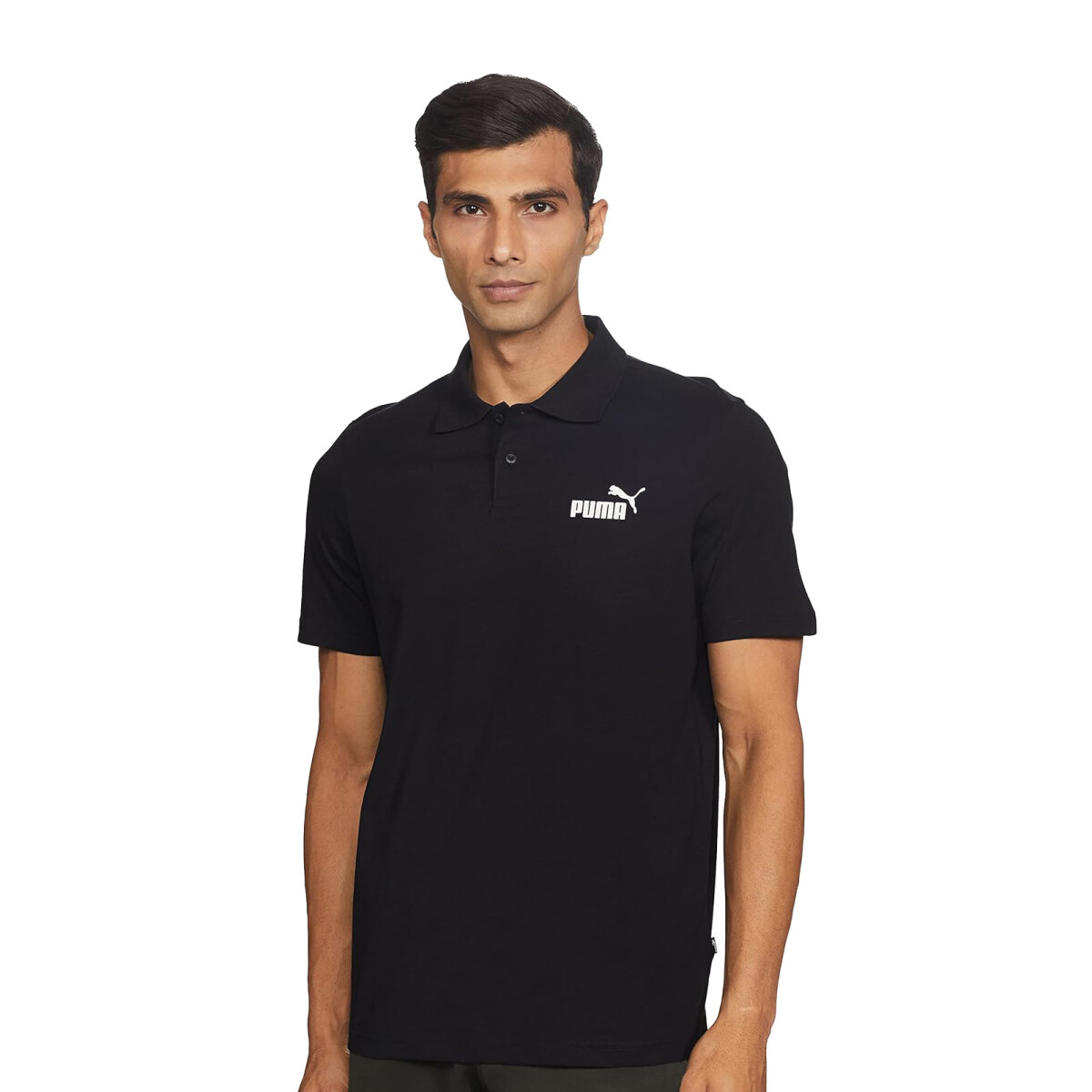 Remera de Hombre Puma Polo Essentials - Negro 