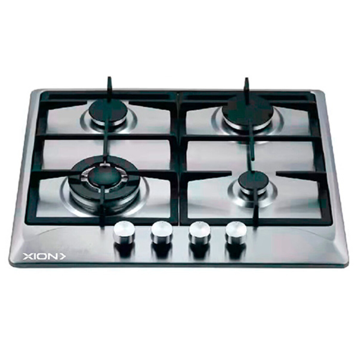 Anafe Xion XI-GH44X 4 Hornallas Acero Inoxidable 