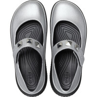 Crocs Stomp Metallic Mary Jane Gris