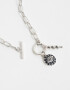 Collares Cortos Collar Corto Cubic Bañado En Plata - Plateado