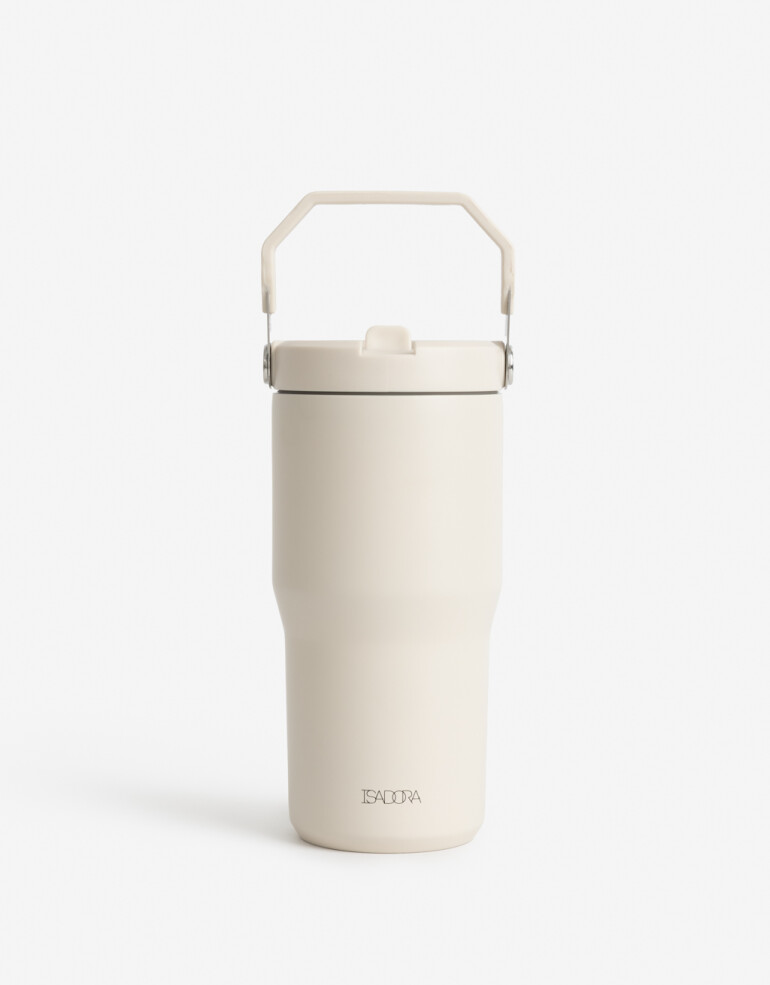 Artículos cocina Vasos Vaso Metálico Rue Du Voyage - Blanco Crema