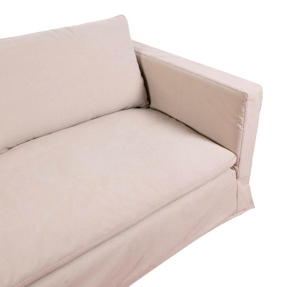 SOFÁ 3 CUERPOS TELA NATURAL-BEIGE NUNU BEIGE