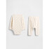 SUPER SOFT SNIT SET IVORY FROST