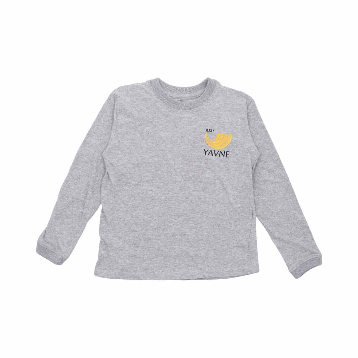 Tshirt manga larga - Gris 