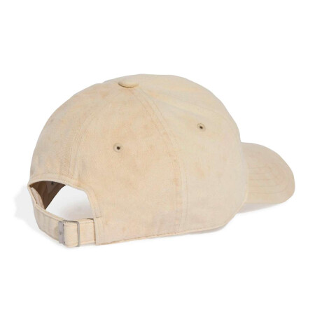Gorra Baseball Washed de Unisex crema