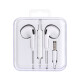 Auriculares de cable blanco