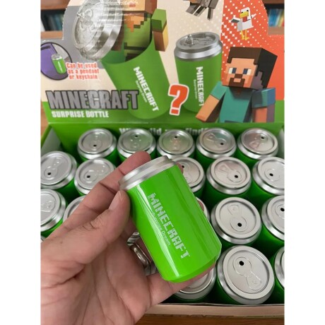 Llavero Sorpresa Minecraft 9997A en Lata con Accesorios 001