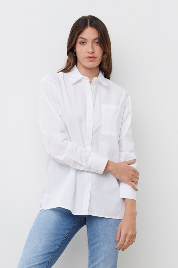 Camisa Algodon BLANCO