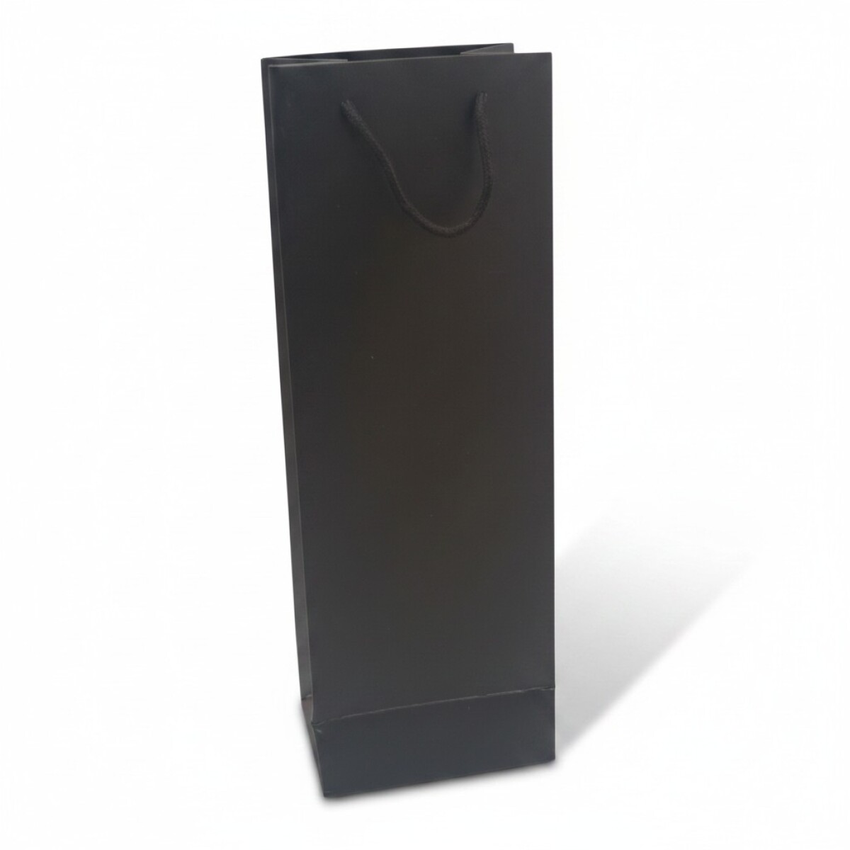 Bolsa de Papel Para Botella Lisas - Negro 