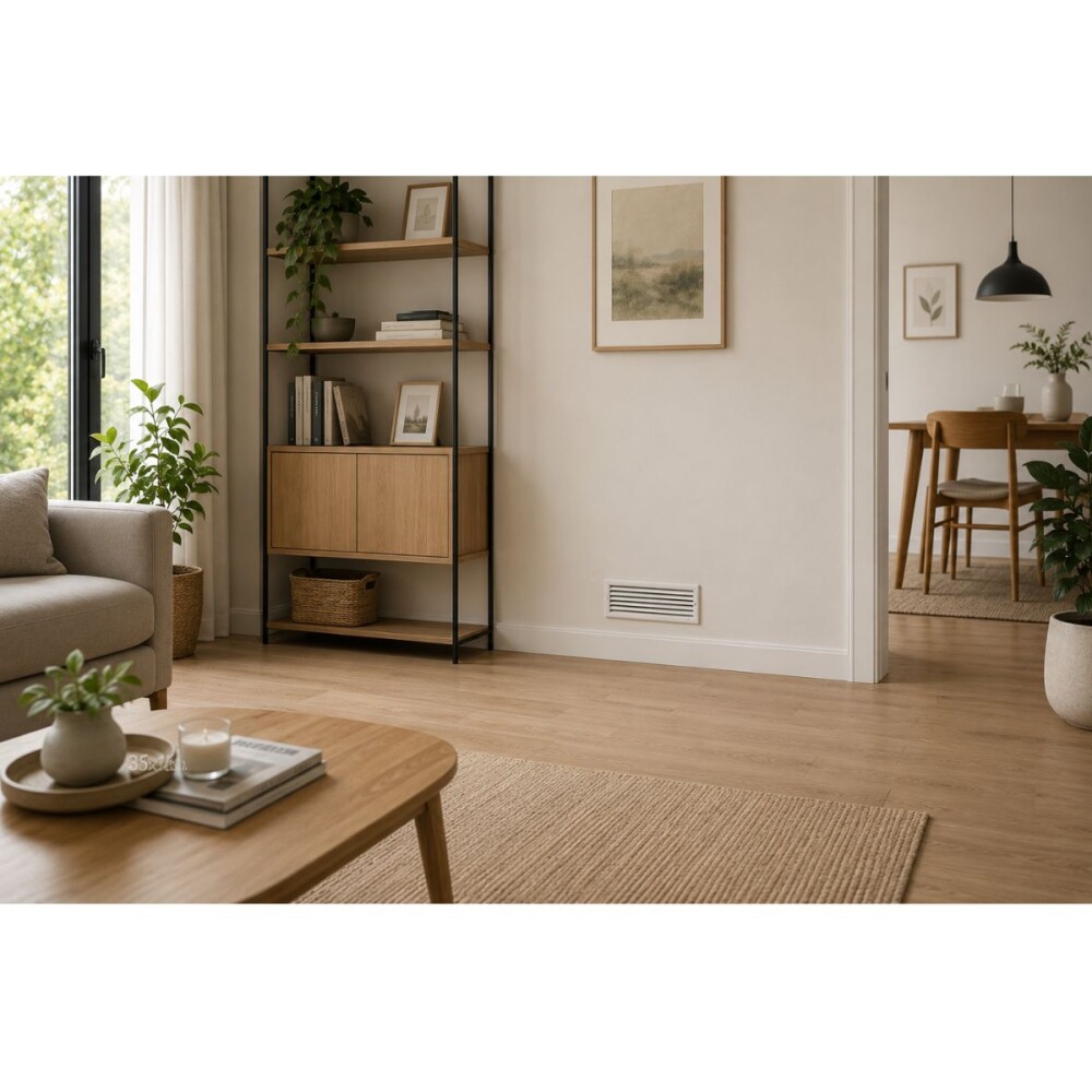 Rejilla ventilación PVC 35x16 mosquitero Rejilla Ventilación Pvc 35x16 Mosquitero