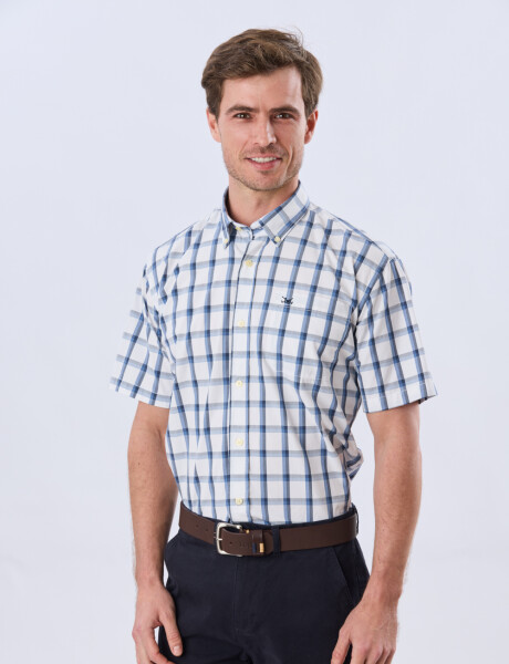 CAMISA CUADROS Azul