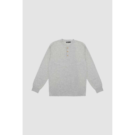 Remera itallo Gris melange