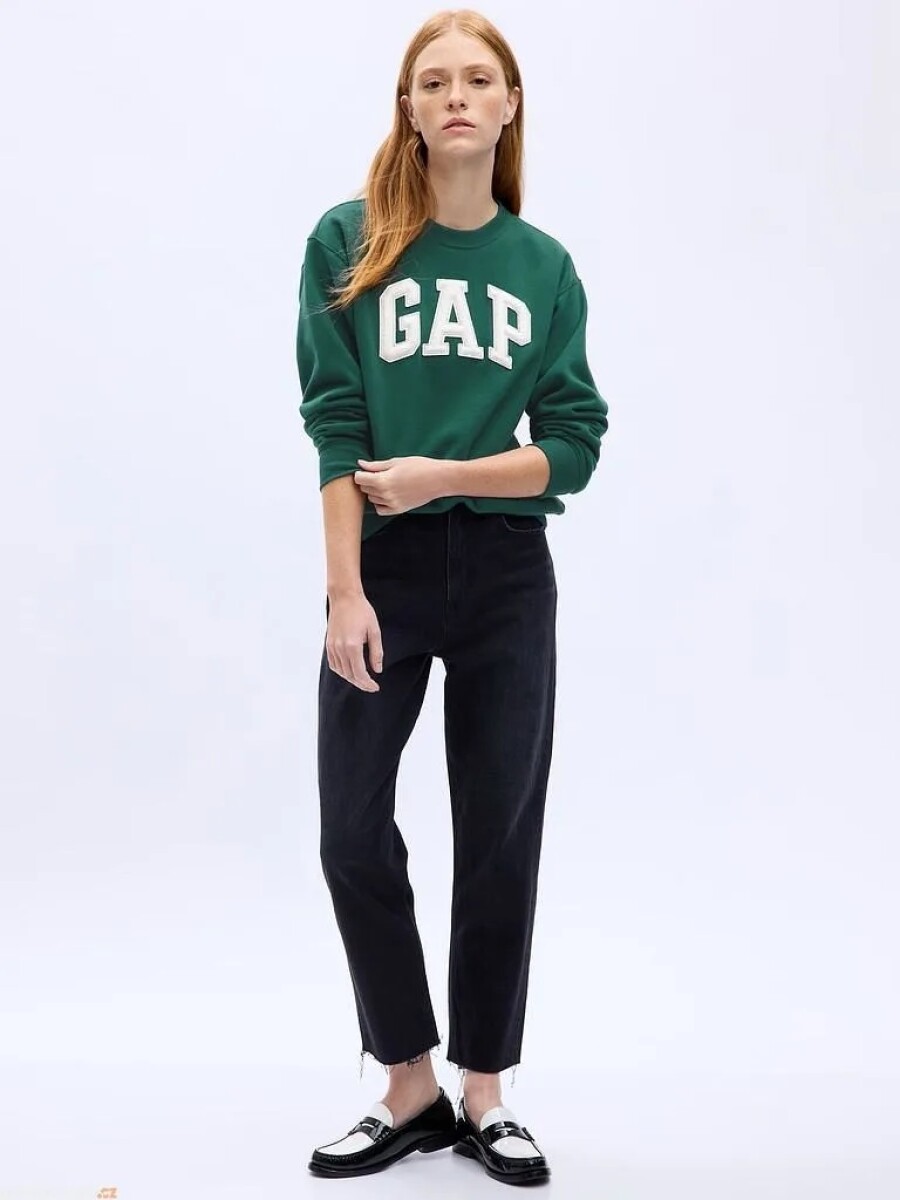 Buzo Deportivo Logo Gap Mujer - Balsam Green 