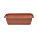 Maceta rectangular 3 lts MARRON