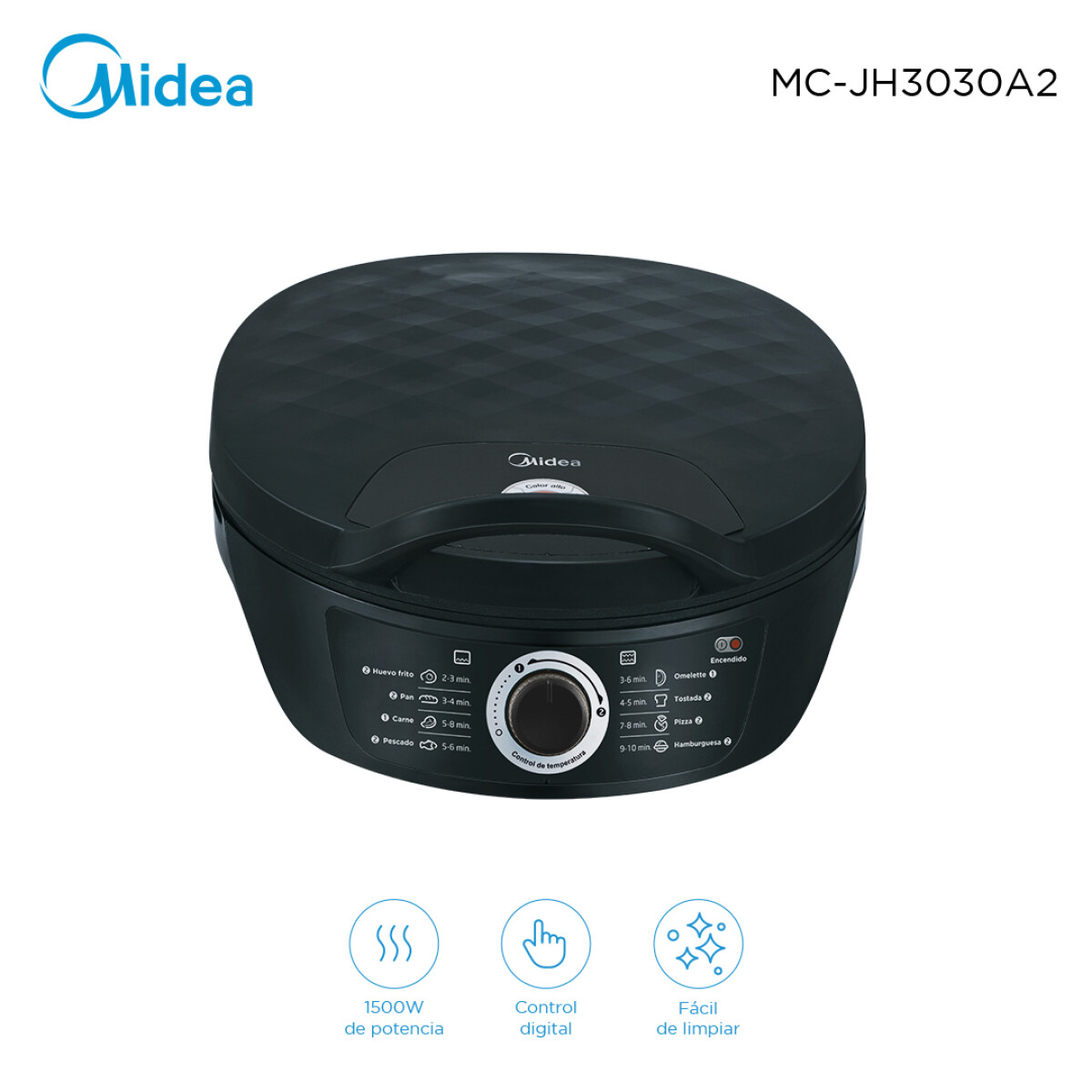 Grill Eléctrico Midea MC-JH3030A2 1500 W 