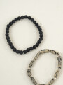 Pulsera Black, Set X3 Piezas Estampado 1