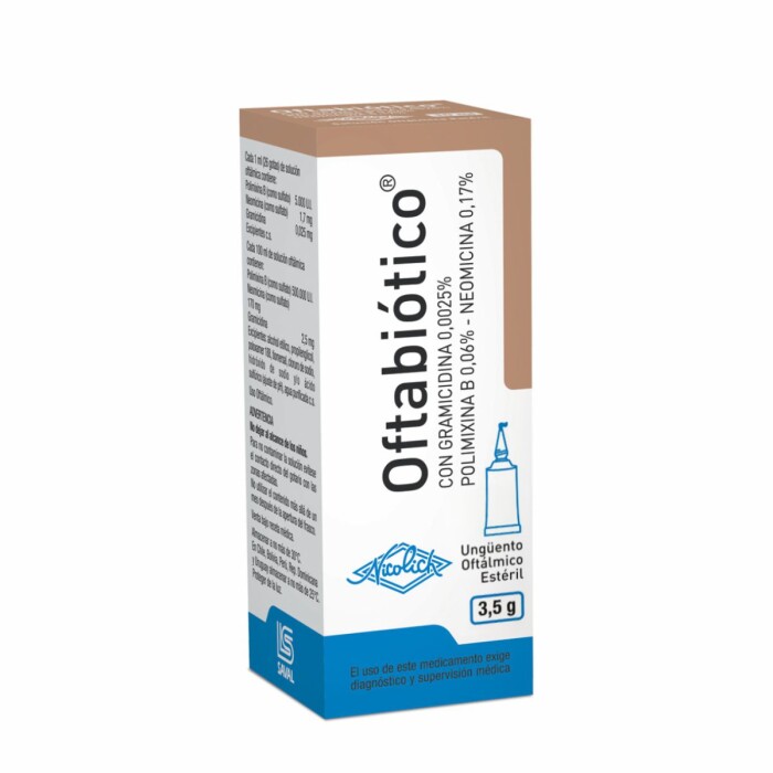OFTABIOTICO UNG.X 3,5 GR. CJ única