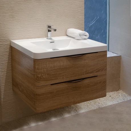 MUEBLE DE BAÑO ROBLE CLARO AQUALIA 70x48x50cm ROBLE CLARO