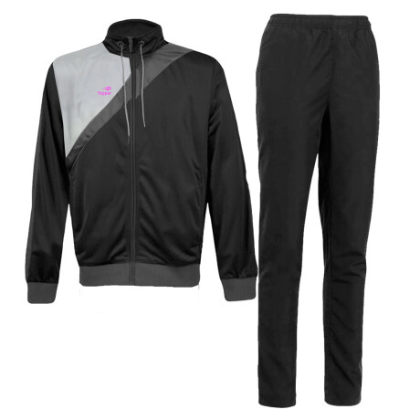 Equipo Deportivo Topper P/Dama Conjunto Entrenamiento Negro/Rosado