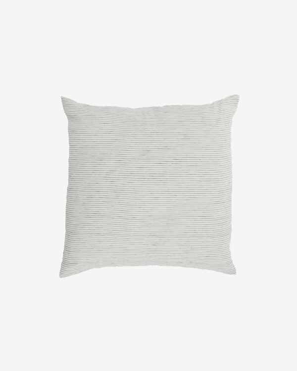 Almohadón Marena 100% lino rayas blanco y negro 45 x 45 cm Almohadón Marena 100% lino rayas blanco y negro 45 x 45 cm