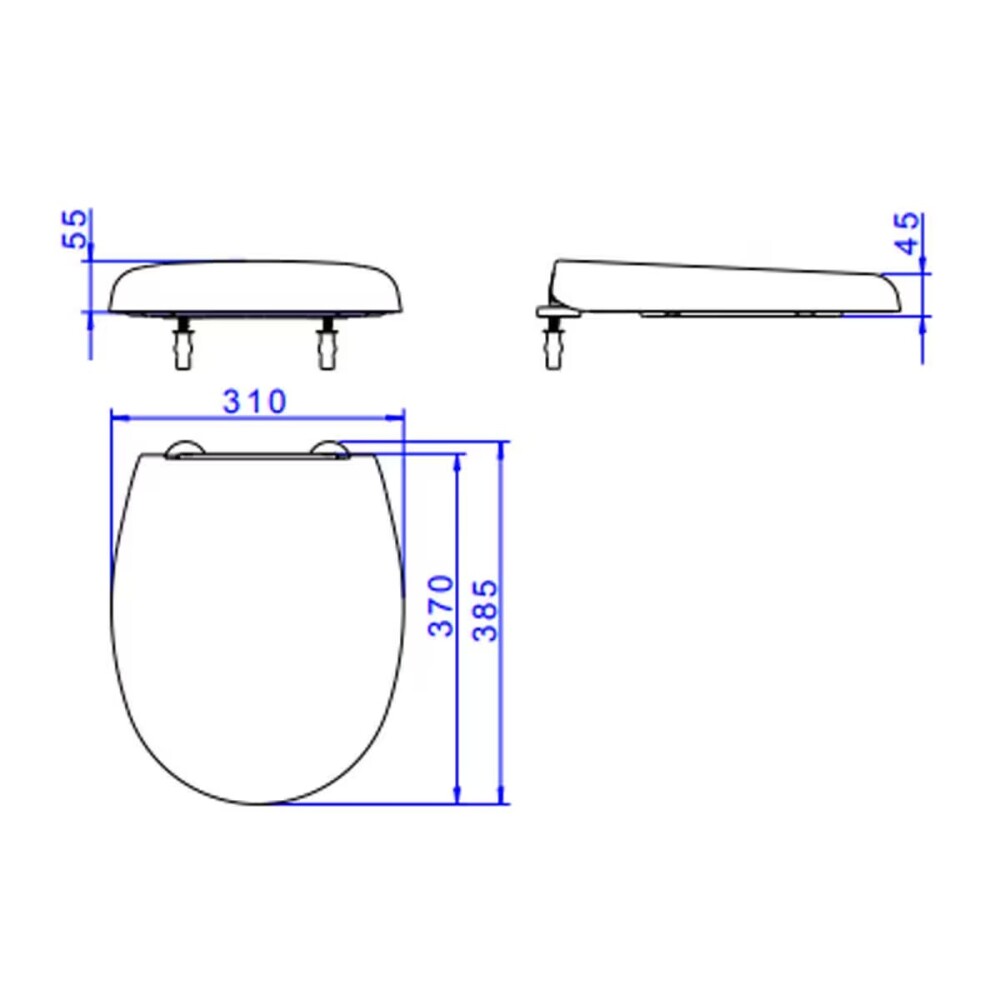Tapa inodoro blanca easy clean Studio Kids Tapa Inodoro Blanca Easy Clean Studio Kids