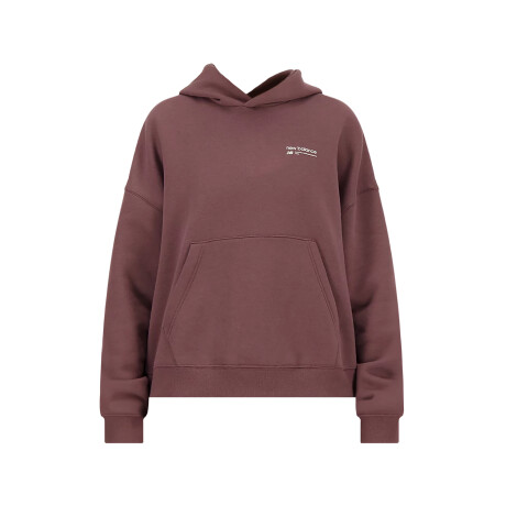 NEW BALANCE LINEAR HERITAGE BRUSHED BACK FLEECE Wine