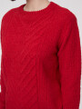 Sweater Allora Rojo Oscuro