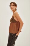 Top Fireworks Sequins Marron